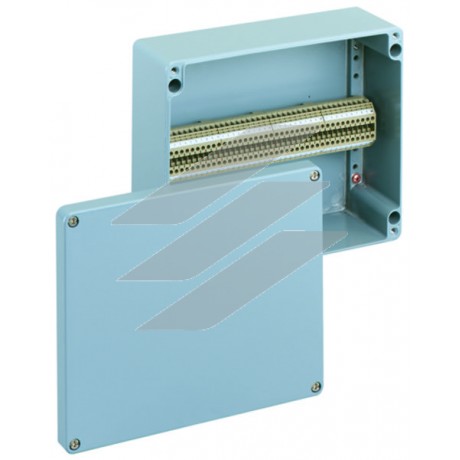 Корпус ALR 2823-4 (280х230х111мм), алюміній, клема 40х4мм², гладкі стінки, IP66, Spelsberg